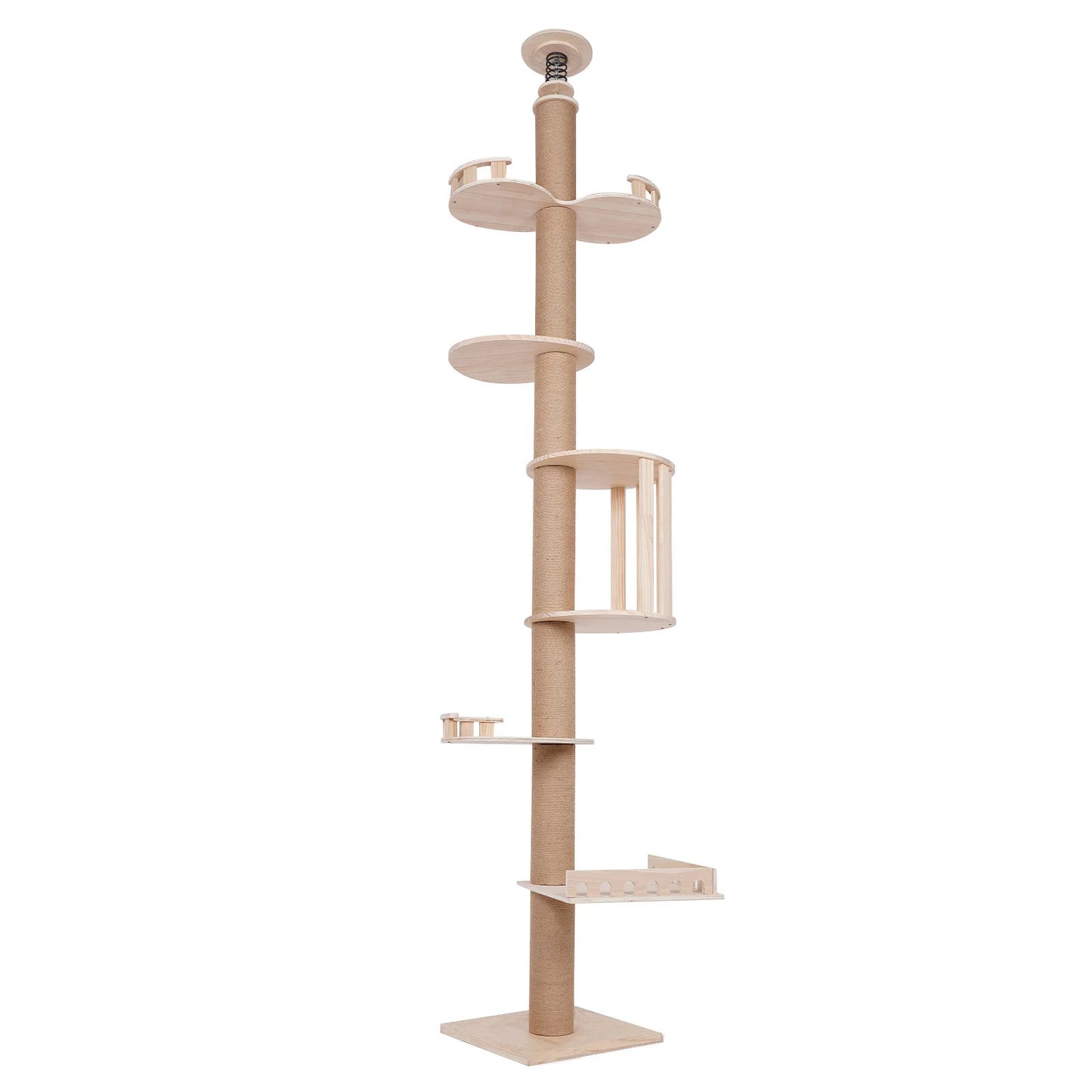 5 Layer Cat Climbing Frame Cat Tower Floor To Ceiling