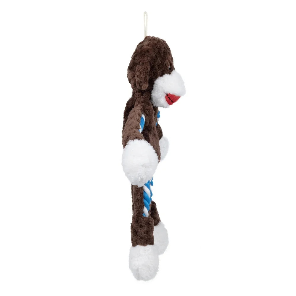 Tough Buddy Monkey Dog Toy Rope Chew