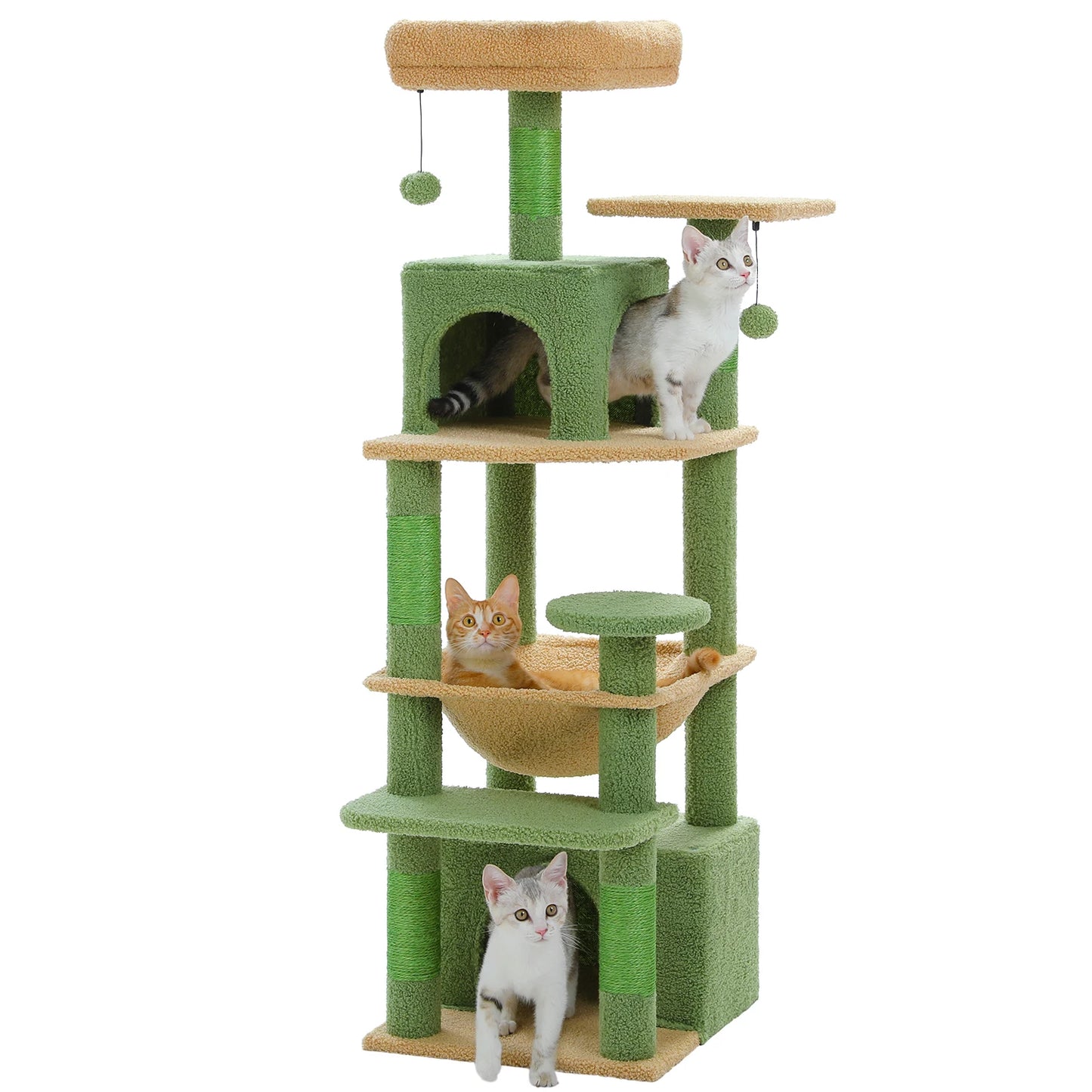 6-levels Safe and Stable Cat Tree