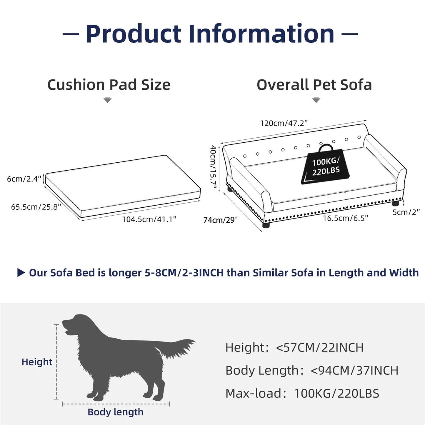 Pet Giant Snuggle Sofa Lounger