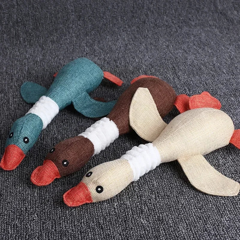 Pet Mallard Duck Squeaky Dog Toy