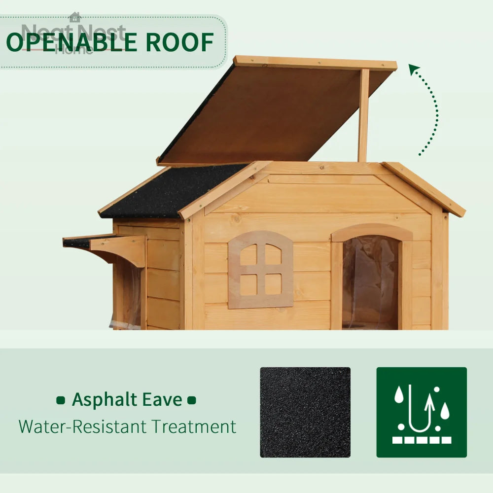 2-story Cat House Outdoor, Weatherproof