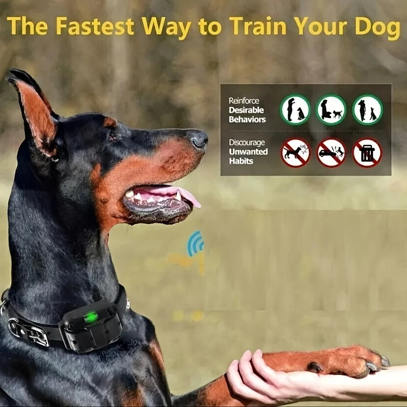 Anti Barking Shock Vibration Collar Waterproof
