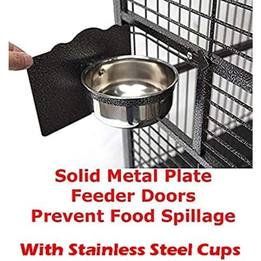64" Extra Large Corner Flight Bird Cage