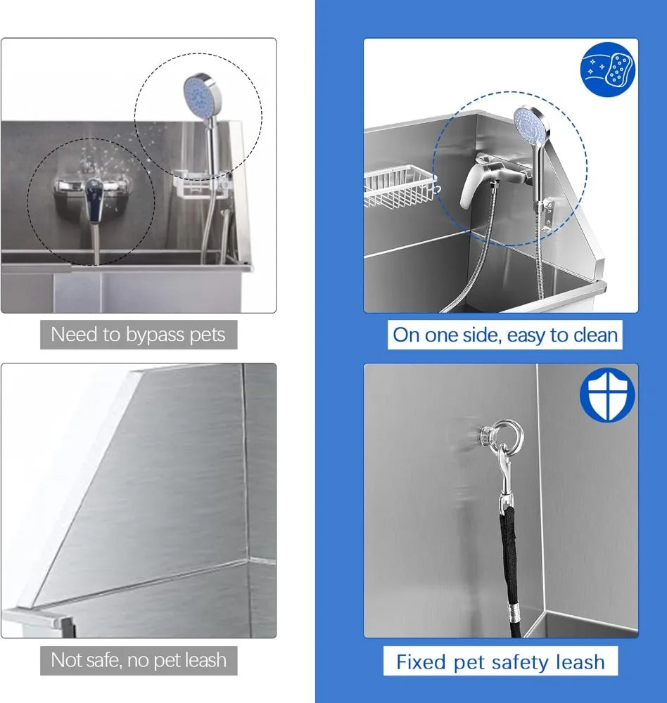 34'' Professional Dog Washing Station