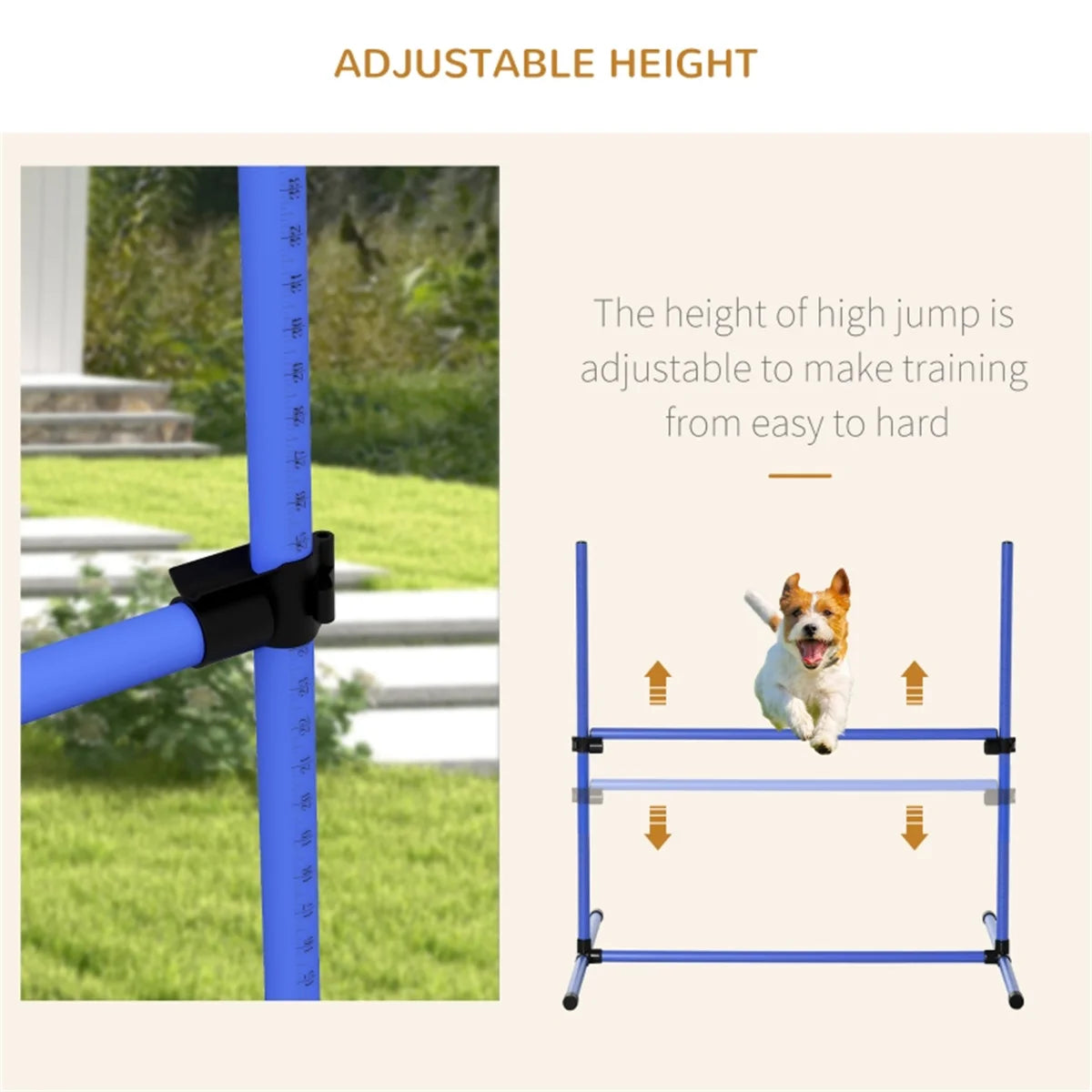 Dog Agility Jump Fences Set