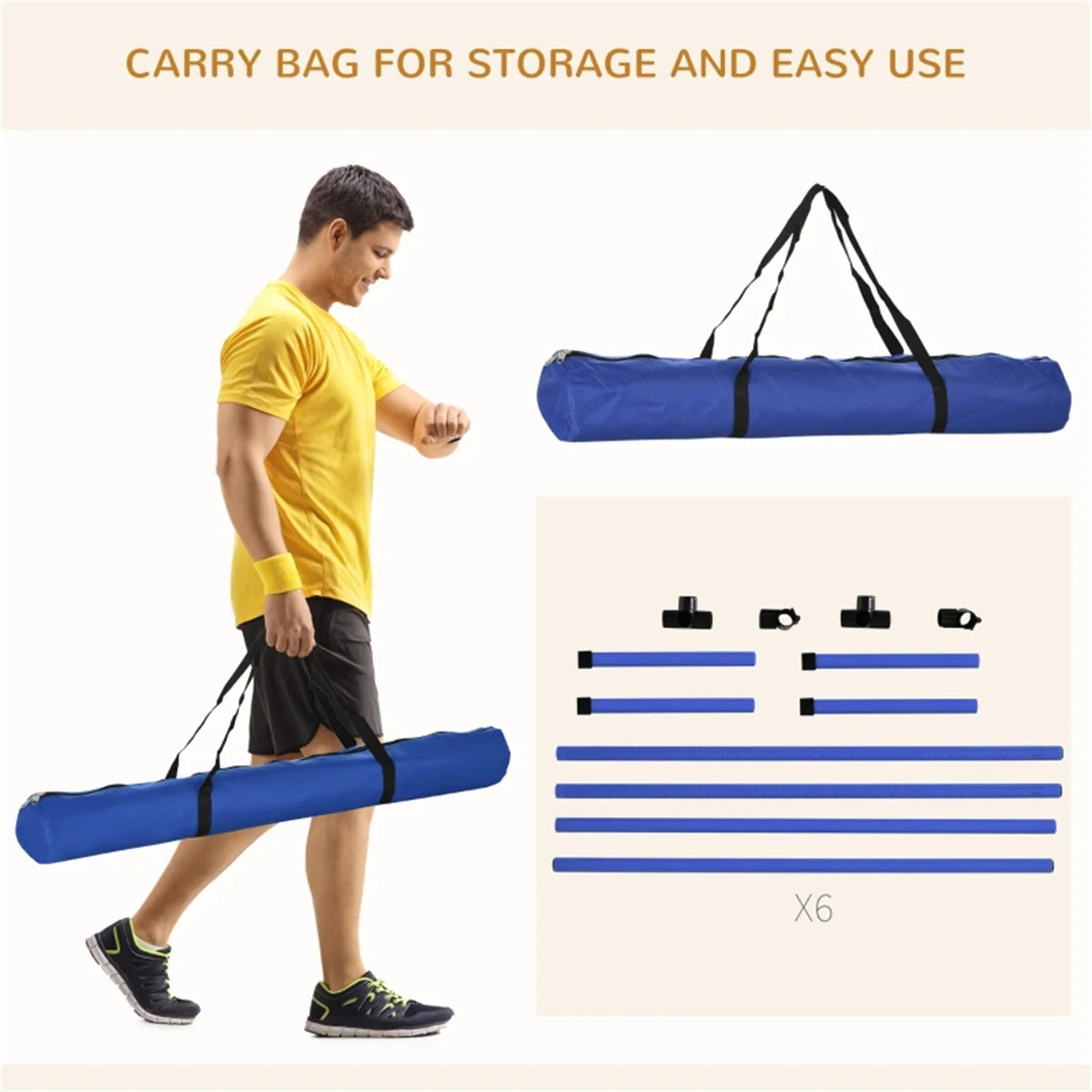 Dog Agility Jump Fences Set