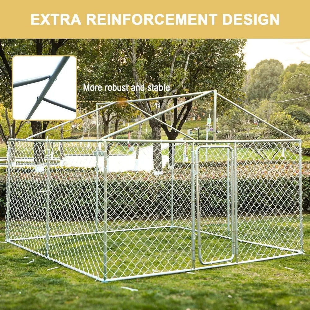 10×10FT Outdoor Dog Kennel