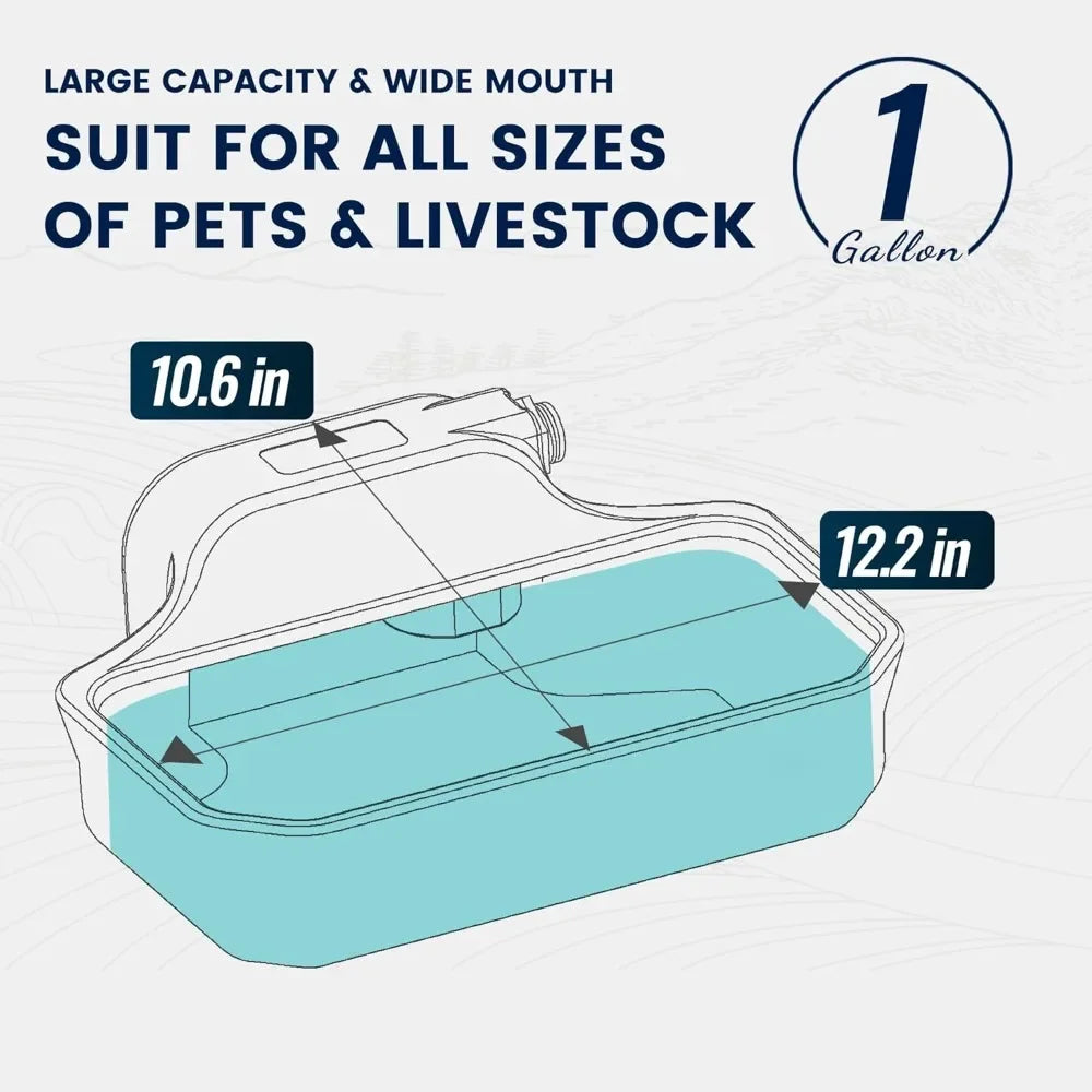 Automatic Dog Water Dispenser, 1 Gallon