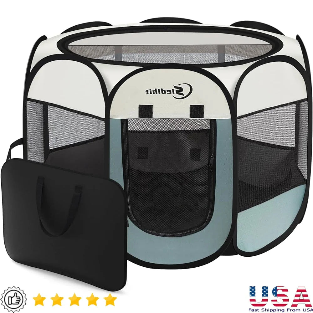Portable Playpen Waterproof Foldable