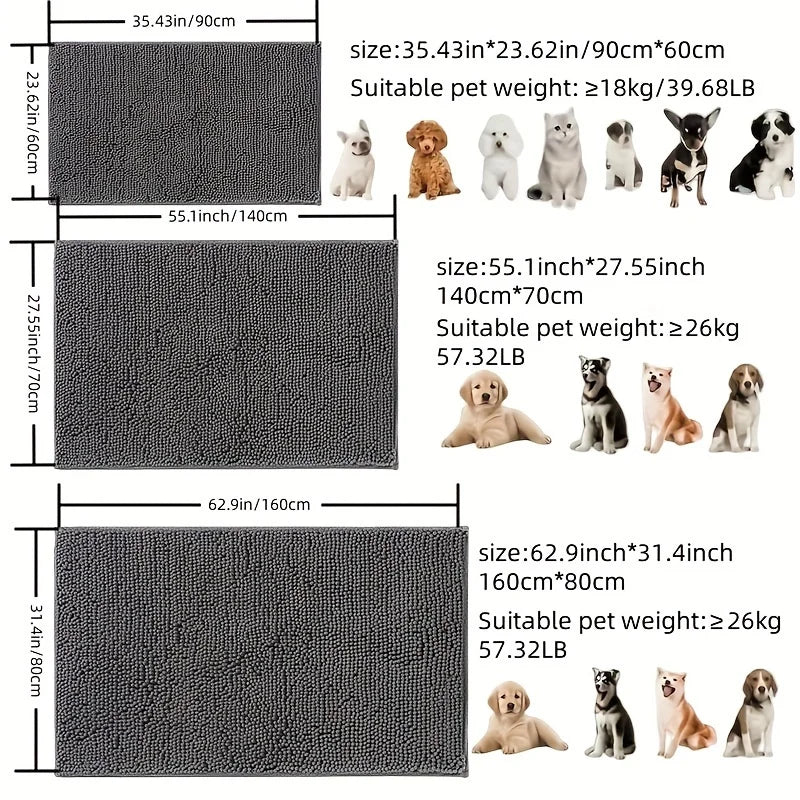 Non-Slip Washable Mat Dog Door Mat
