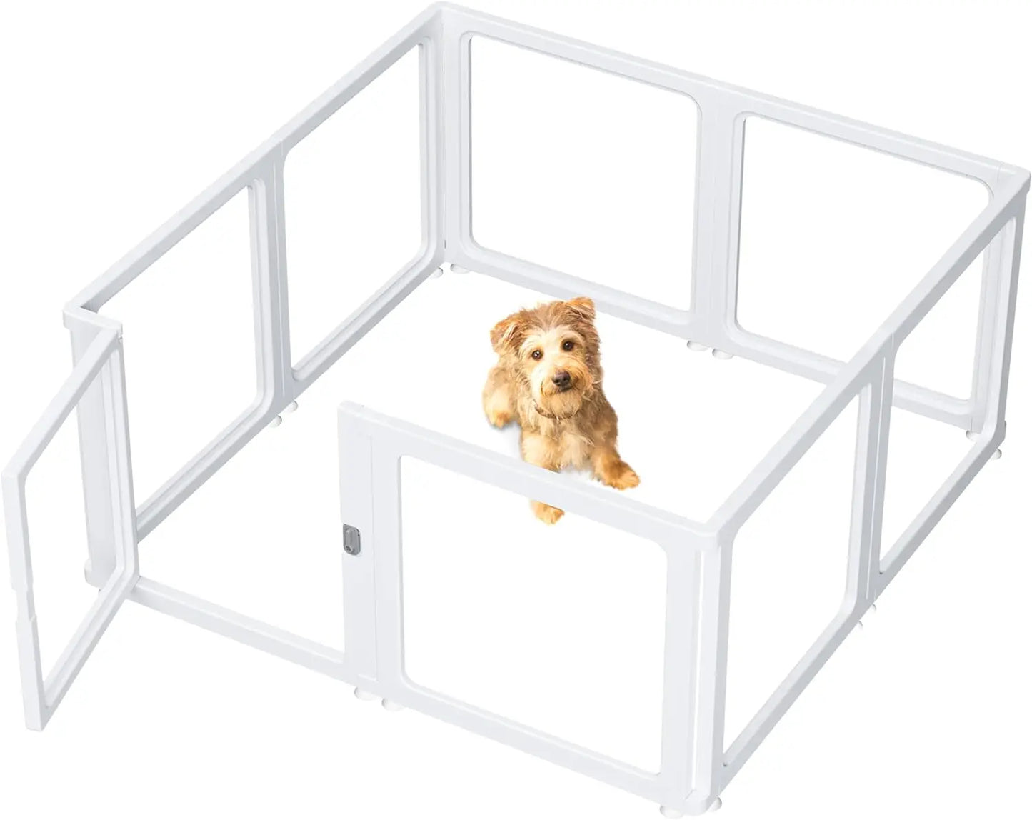 Clear Dog Playpen with Door