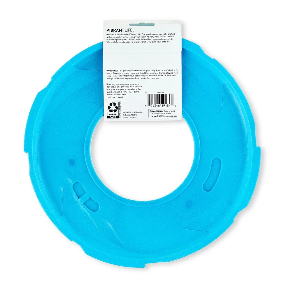 Durable Neon Dog Fetch Toy 9 Inch Disc