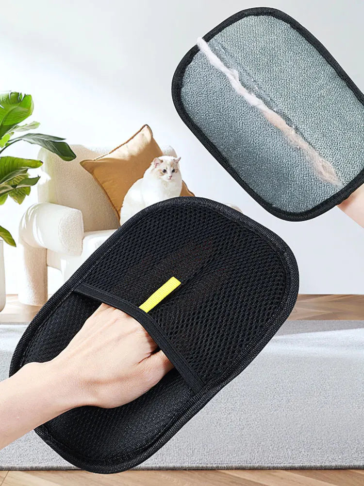Pet Grooming Gloves Hair Remover Brush