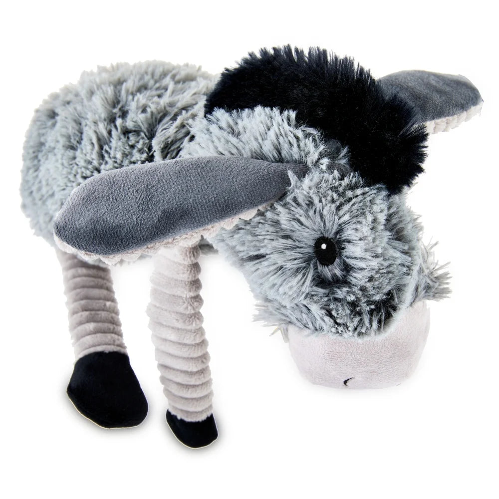 Plush Dog Toy Donkey Squeaker Crinkle Toy