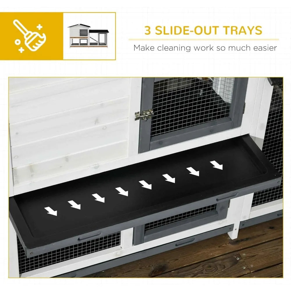 62" Small Animal Enclosure with Run Area