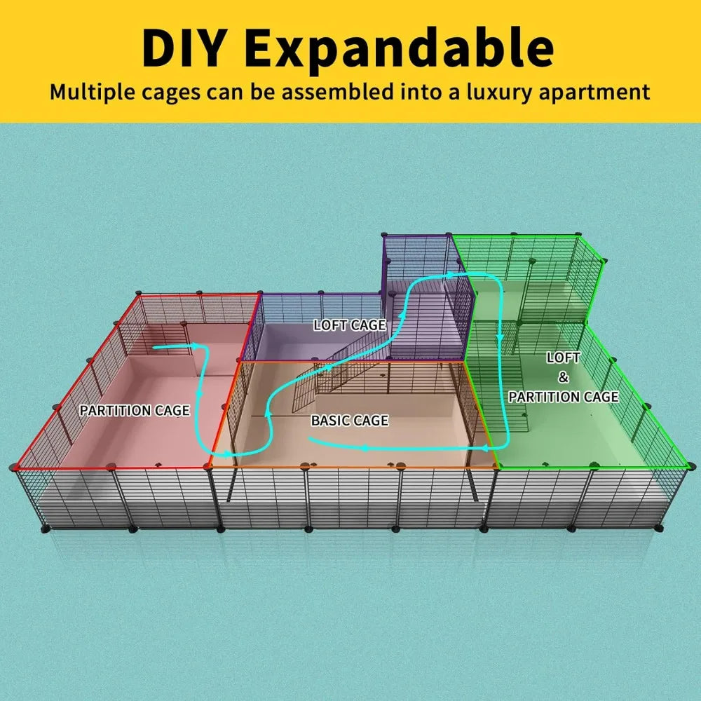 Indoor Habitat with Waterproof Plastic Bottom
