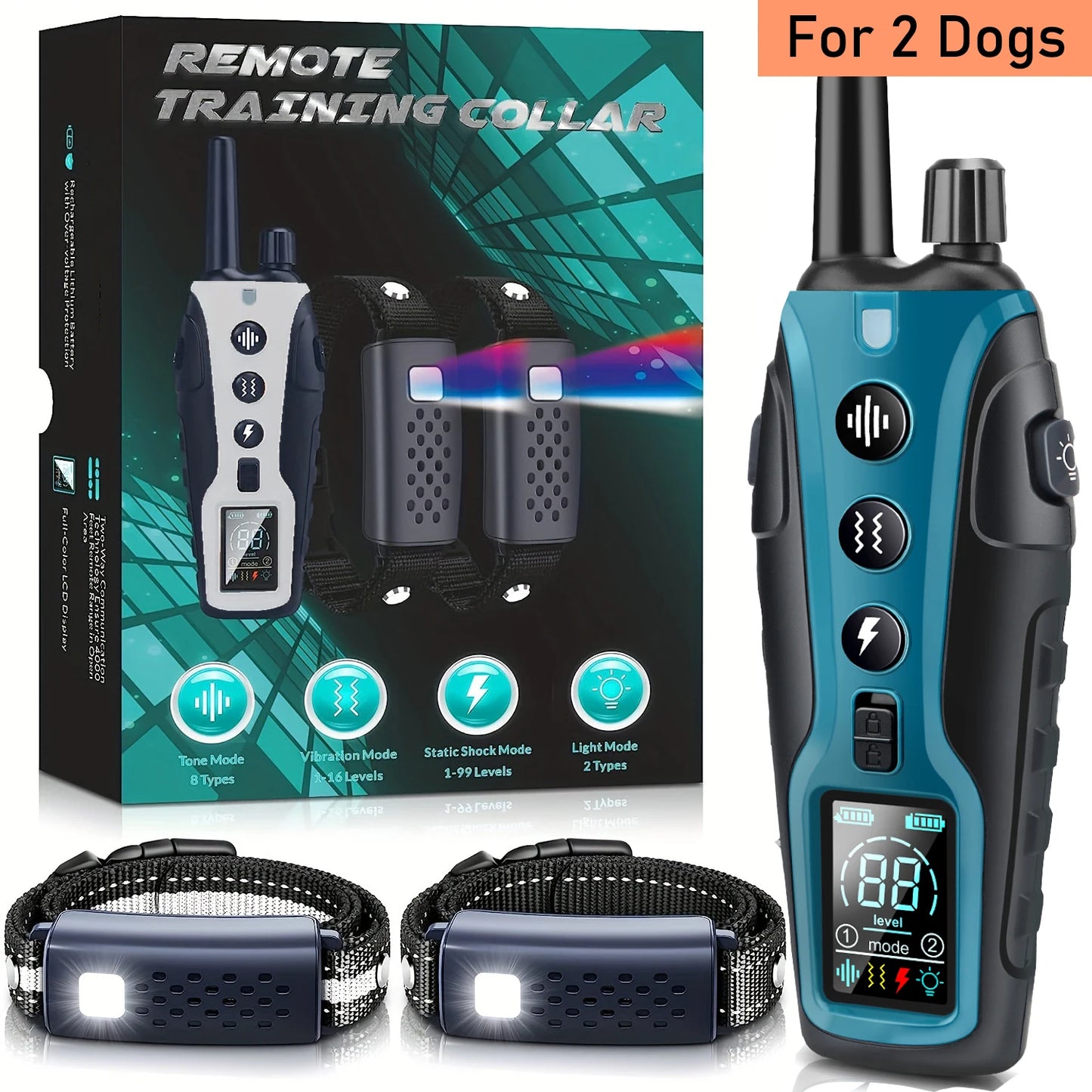 Dog Training Collar -3300ft Range, Rechargeable