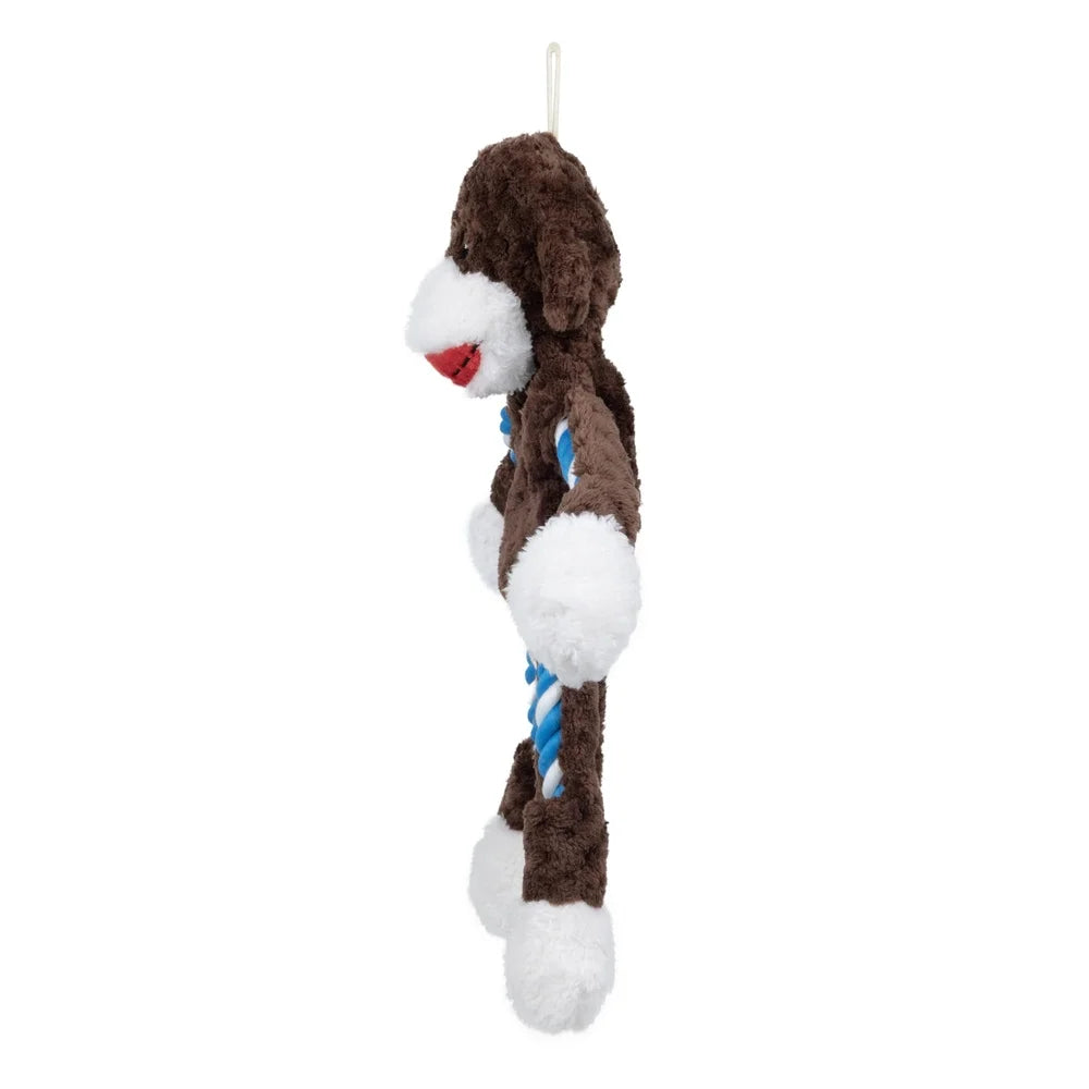 Tough Buddy Monkey Dog Toy Rope Chew