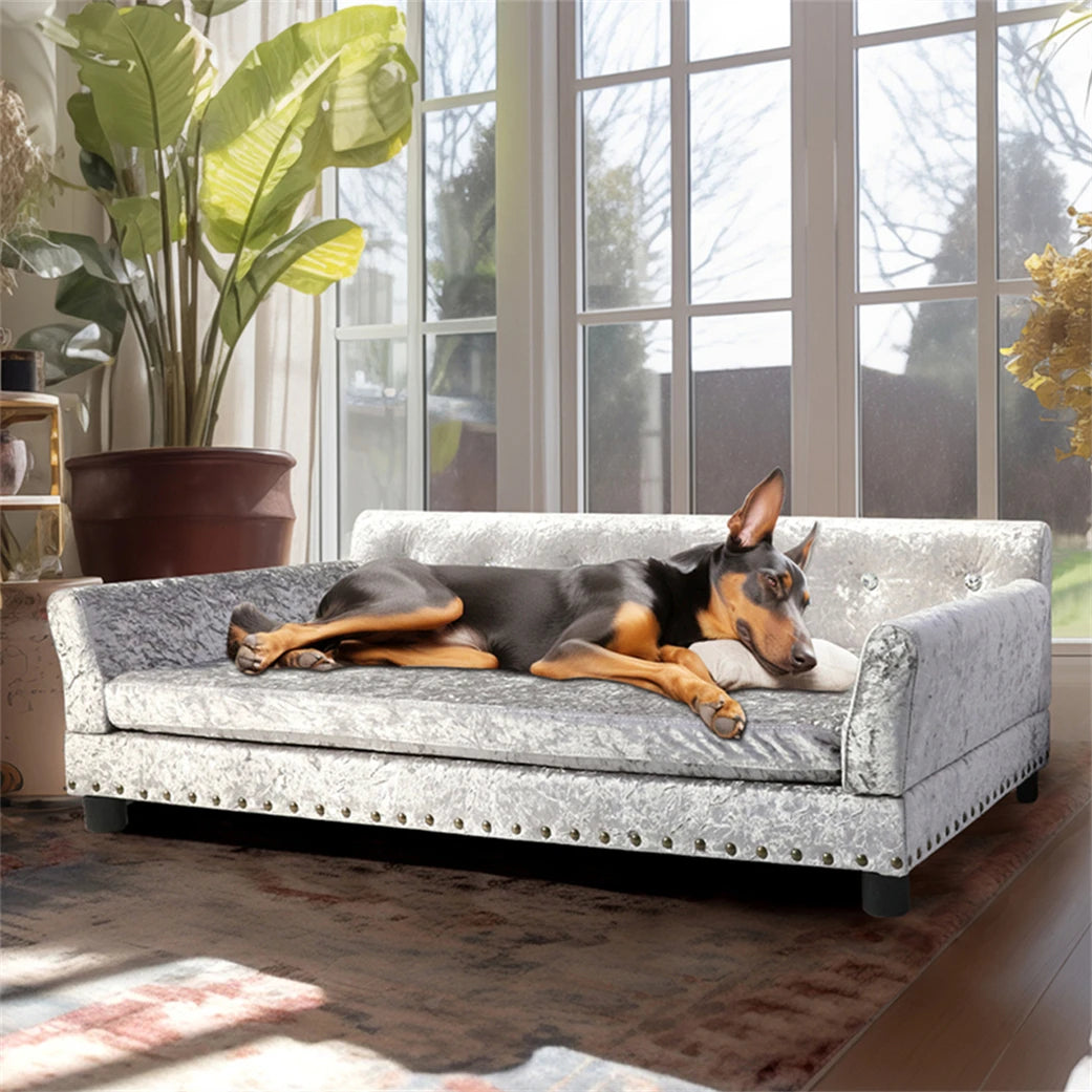 Heavy Duty Large Raised Sofa Dog Bed