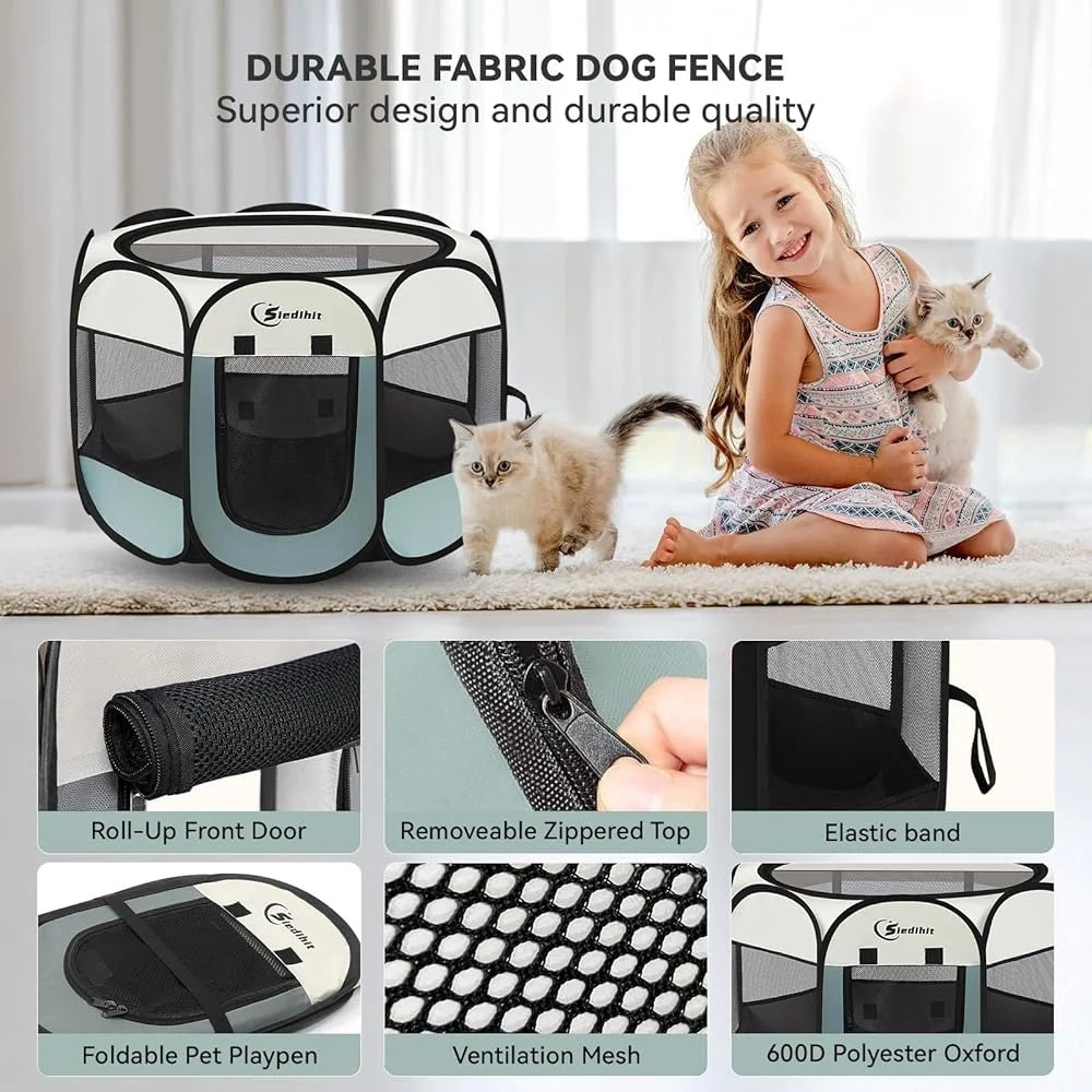 Portable Playpen Waterproof Foldable