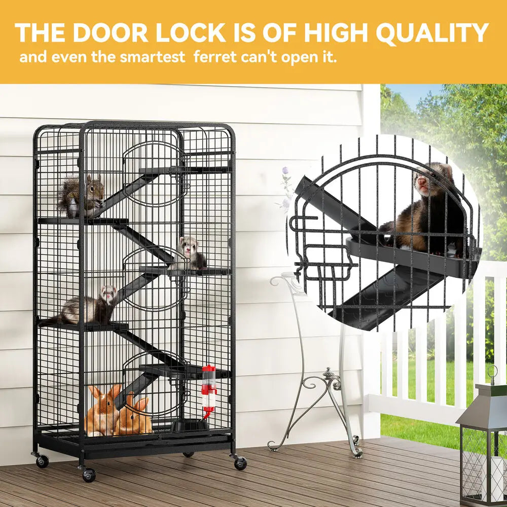 52" Large Pet Cage w/ Wheels