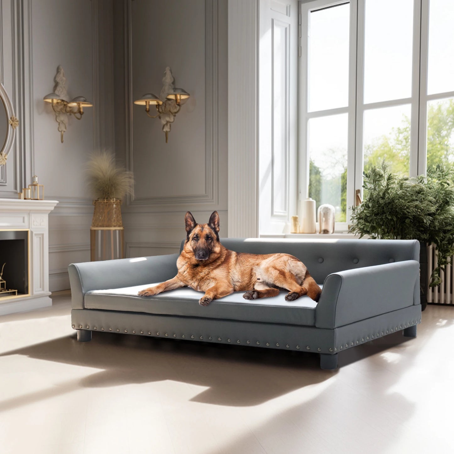 Heavy Duty Large Raised Sofa Dog Bed
