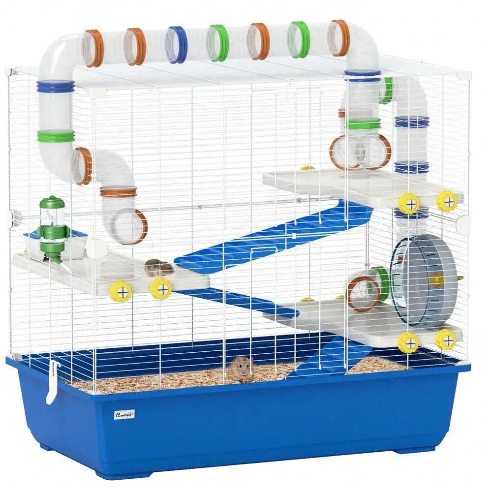 4 Tier Rat Cage with Tunnel Tube System