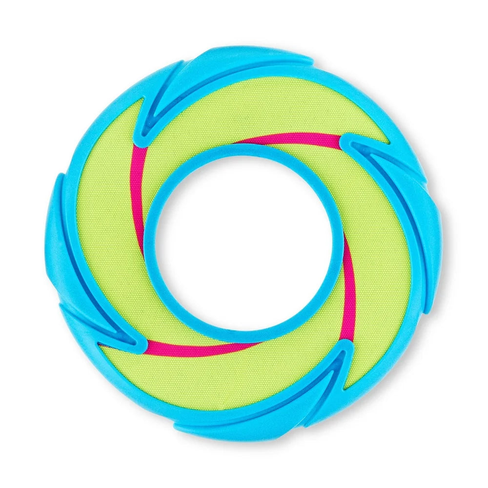 Durable Neon Dog Fetch Toy 9 Inch Disc