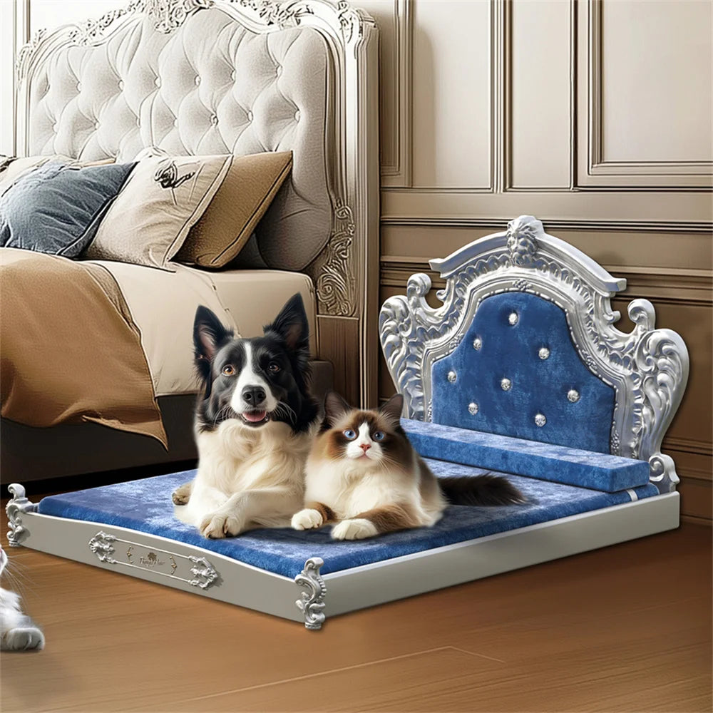Stunning Large Dog Bed with Headboard