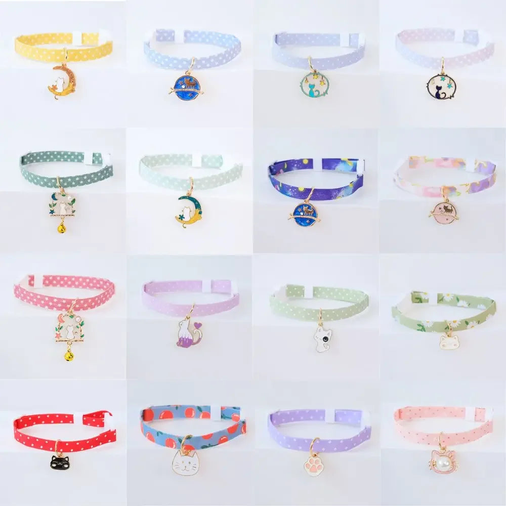 1PC Cute Kitten And Puppy Necklace Breakaway Collar