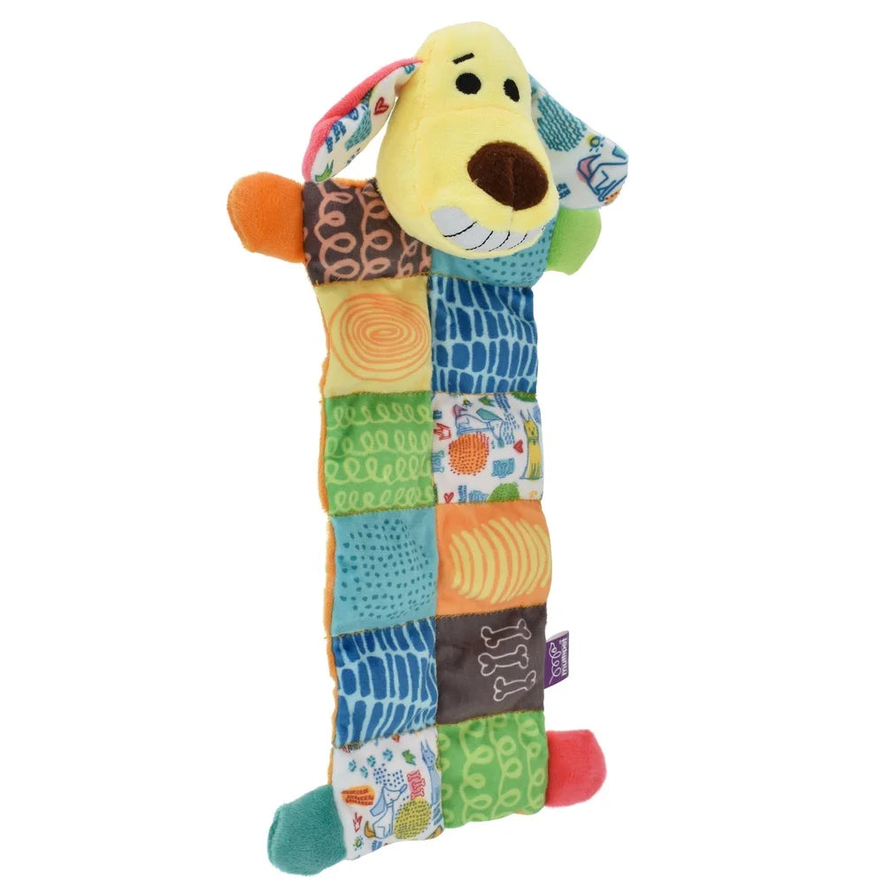 Plush Dog Toy Smiling Loofa Mat 12"