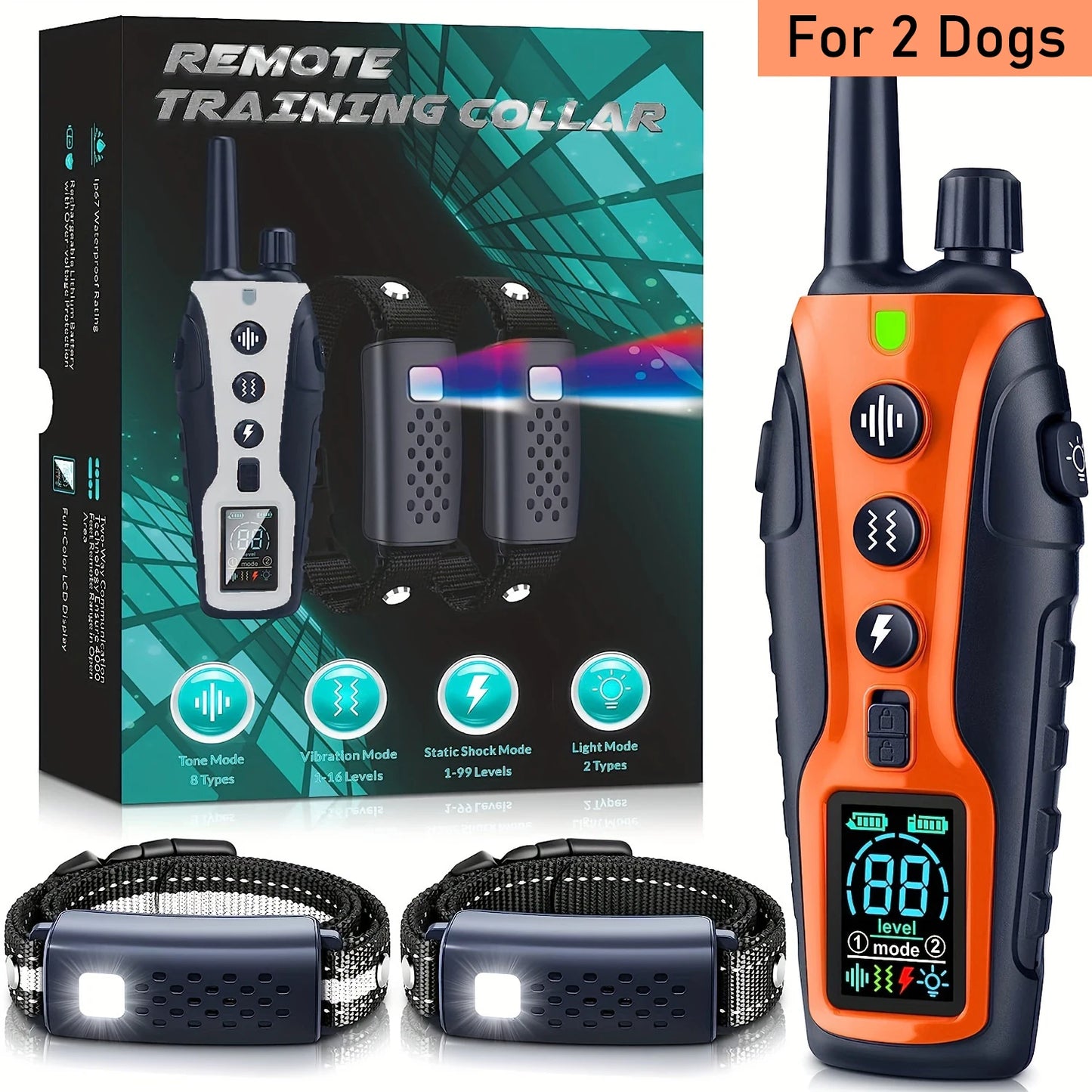 Dog Training Collar -3300ft Range, Rechargeable