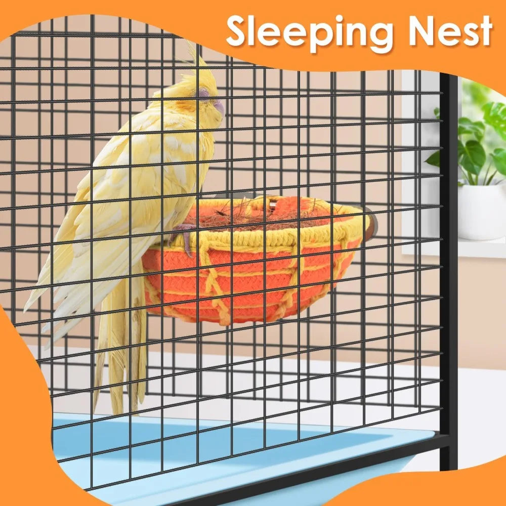 Breeding Nest Bed with Natural Coconut Fiber Bedding