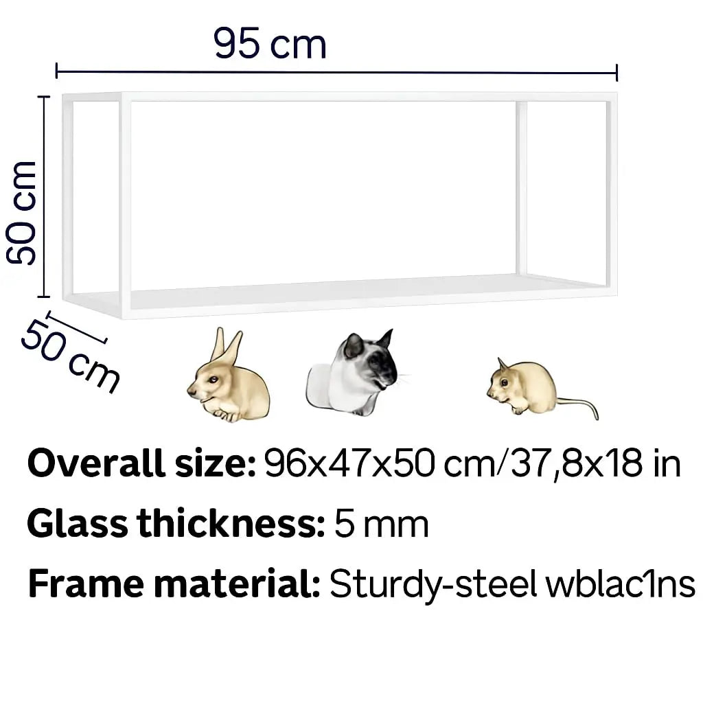 360° Viewing Transparent Hamster Habitats with Universal Wheels