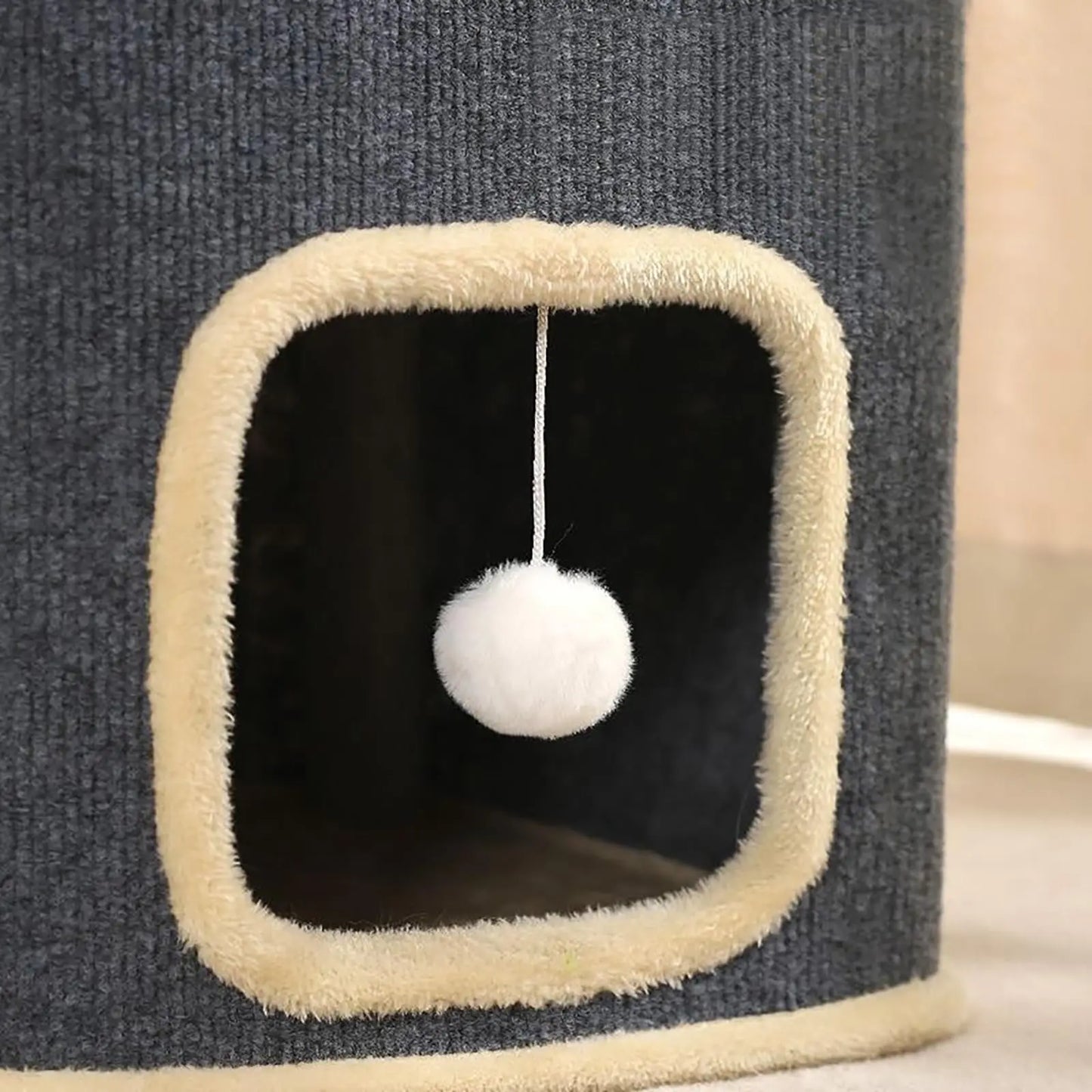 2-Layer Cat House Cat Cave for Indoor Cats
