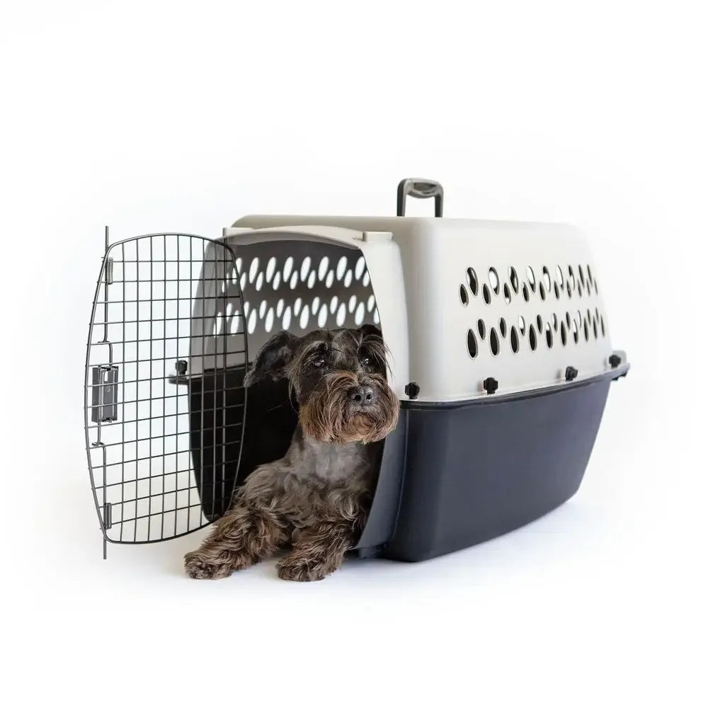 Pet Kennel S/M 26" Plastic Travel Carrier