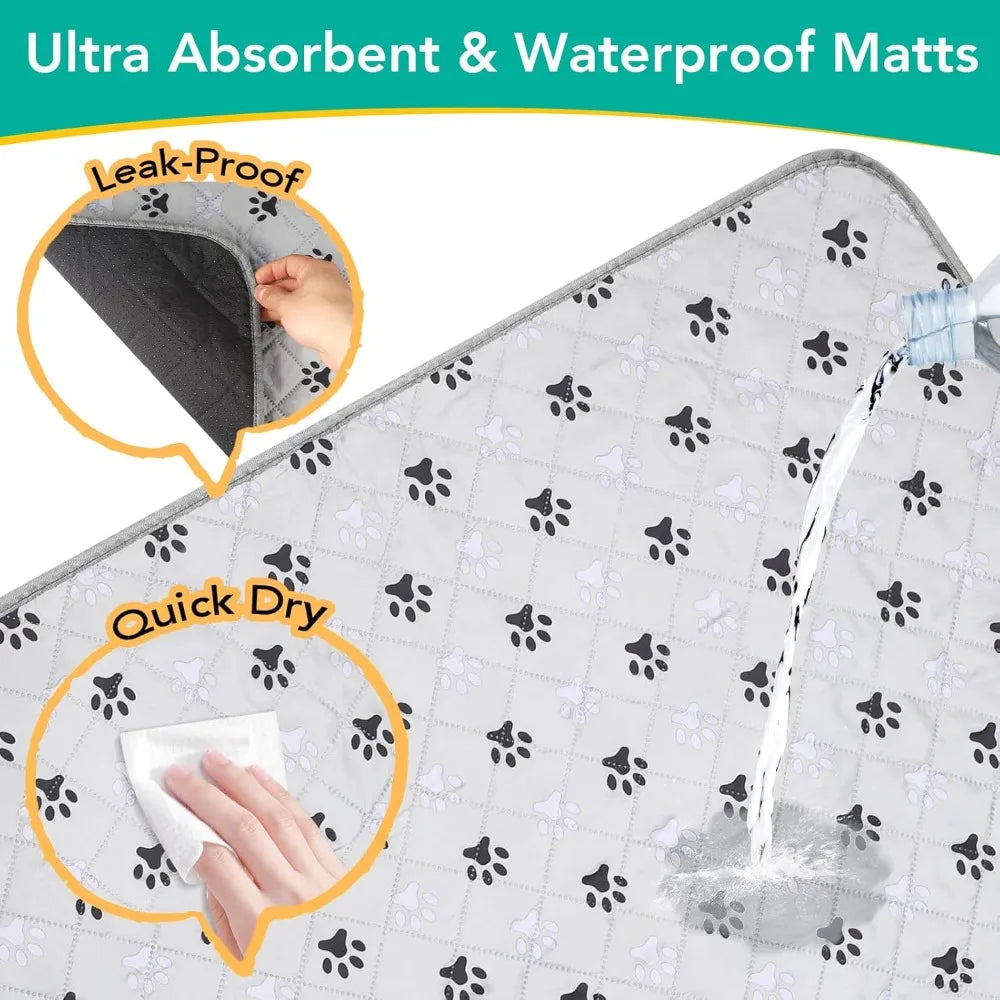 2 Pack Extra Large 72"X72" Washable Pee Pads