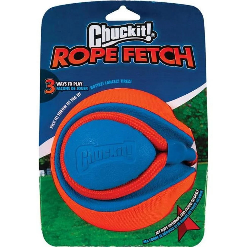 Rope Ball Fetch Dog Toy 18 Inch