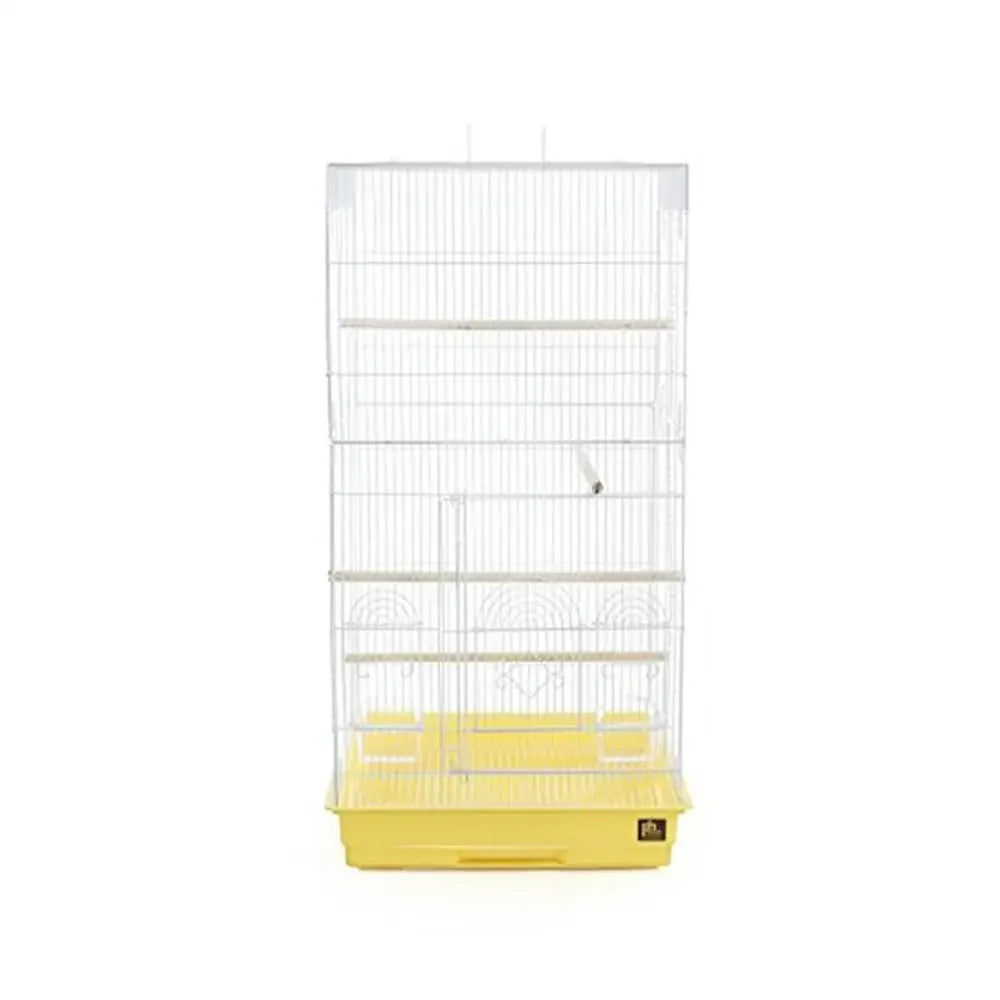 Tall Bird Cage 4 Wood Perches 2 Cups 18x18x36
