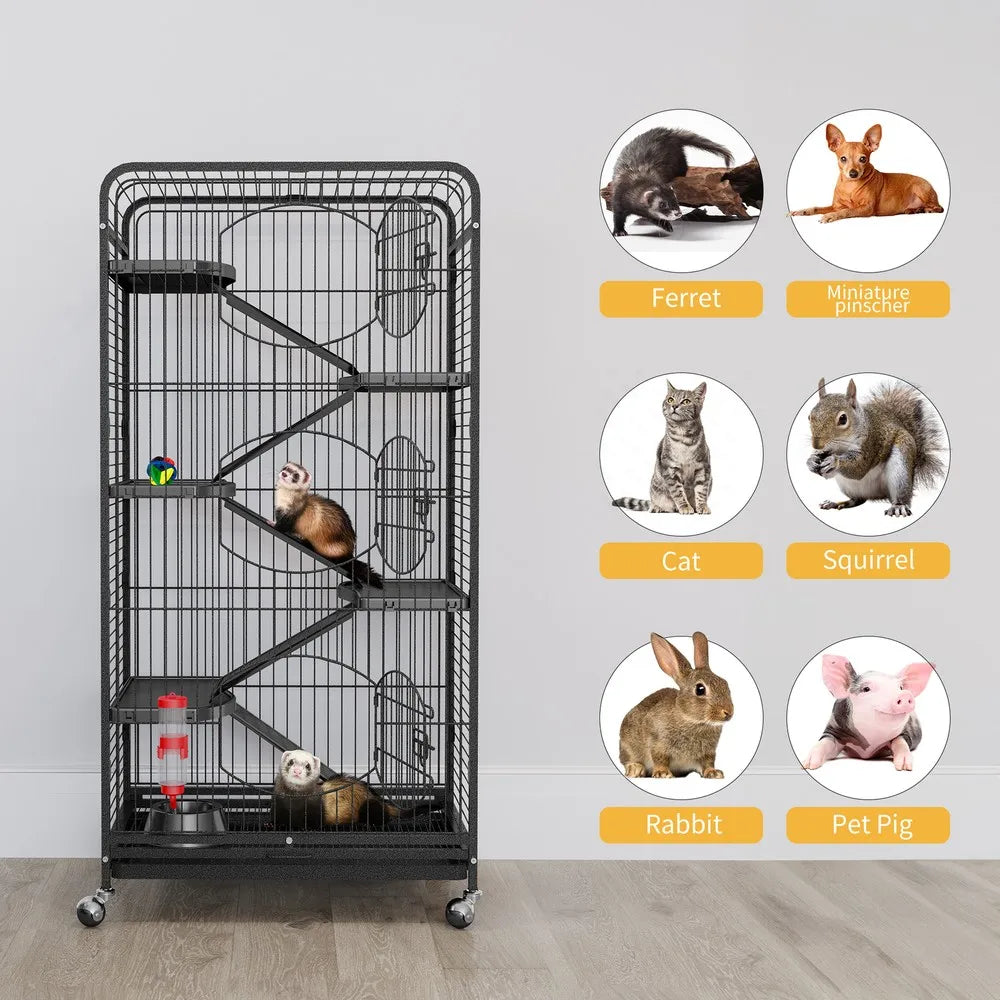 52" Large Pet Cage w/ Wheels