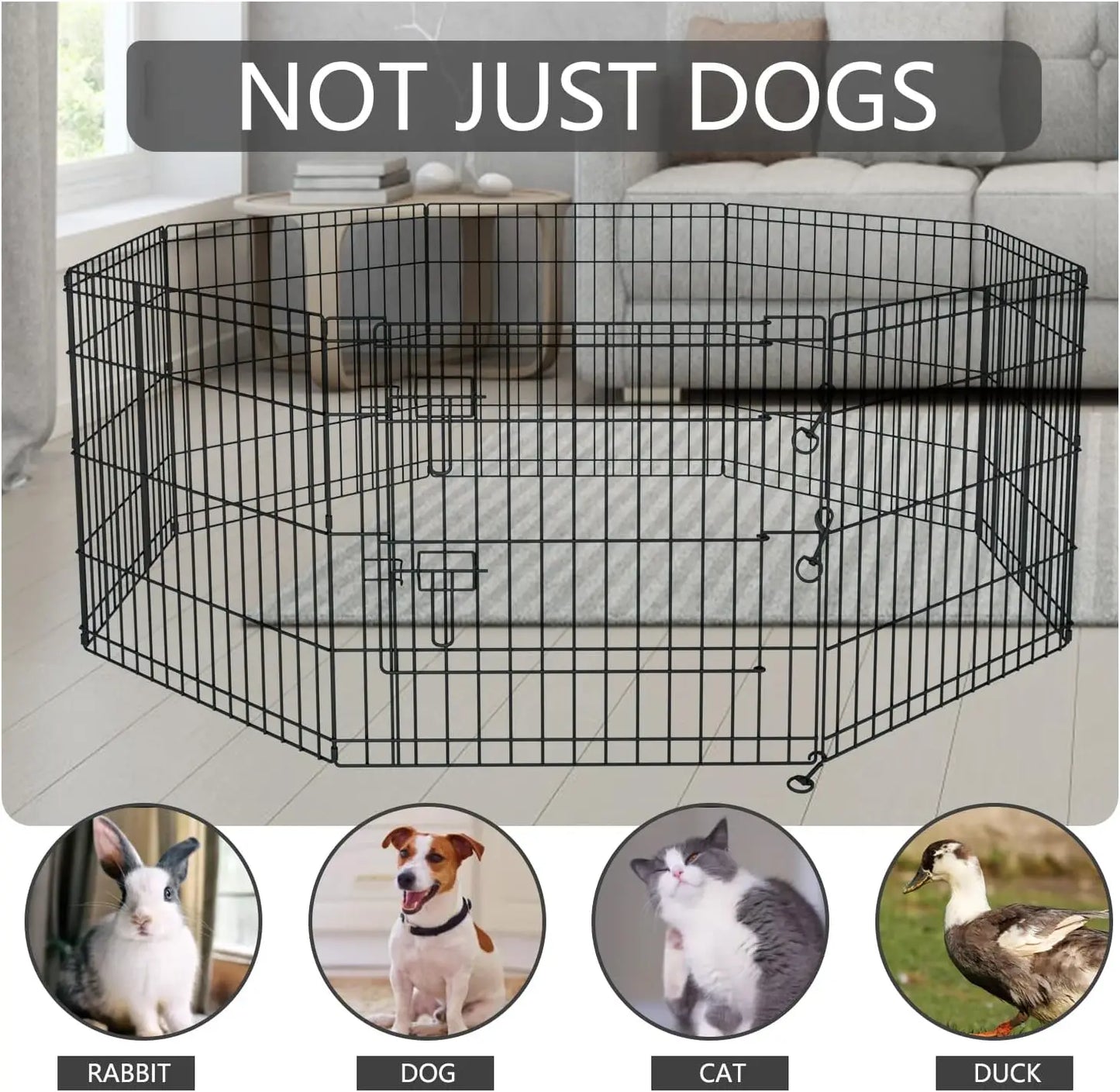 Metal Dog Exercise Pen/Pet Puppy Playpen