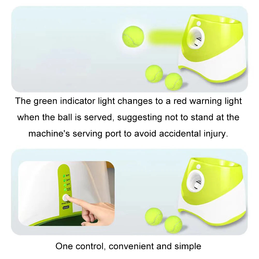 Dog Tennis Launcher Automatic Ball Launcher Throwing Machine