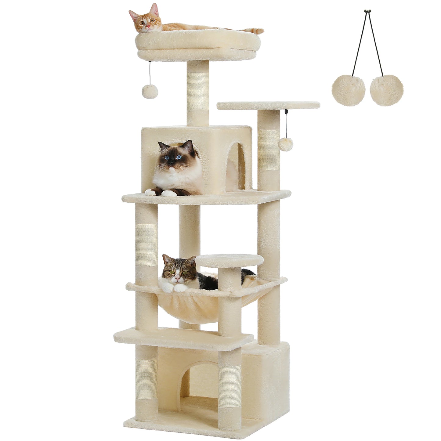 6-levels Safe and Stable Cat Tree