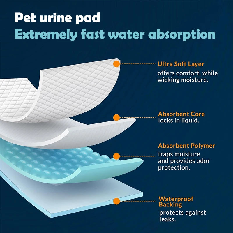 100 17.7"x13" Disposable dog training pads