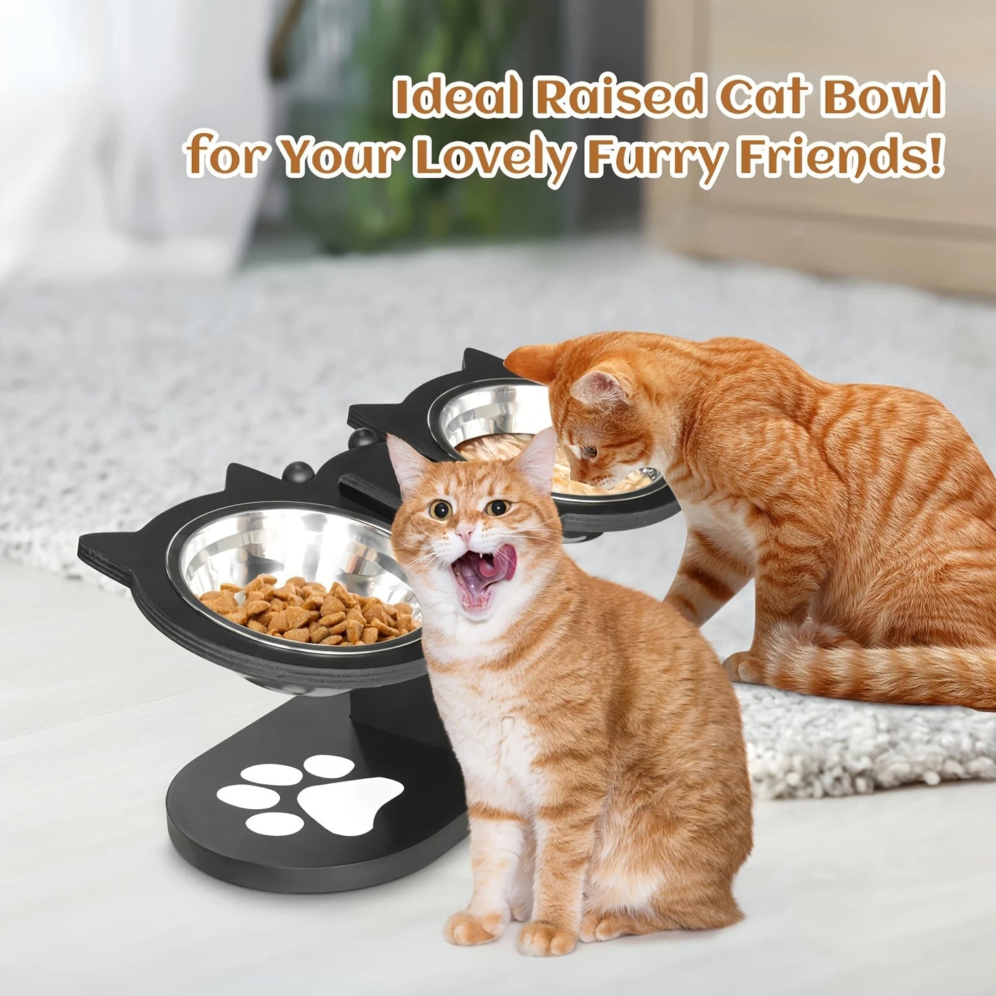 3 Bowls in 1 Feeder Feeding & Watering Supplies