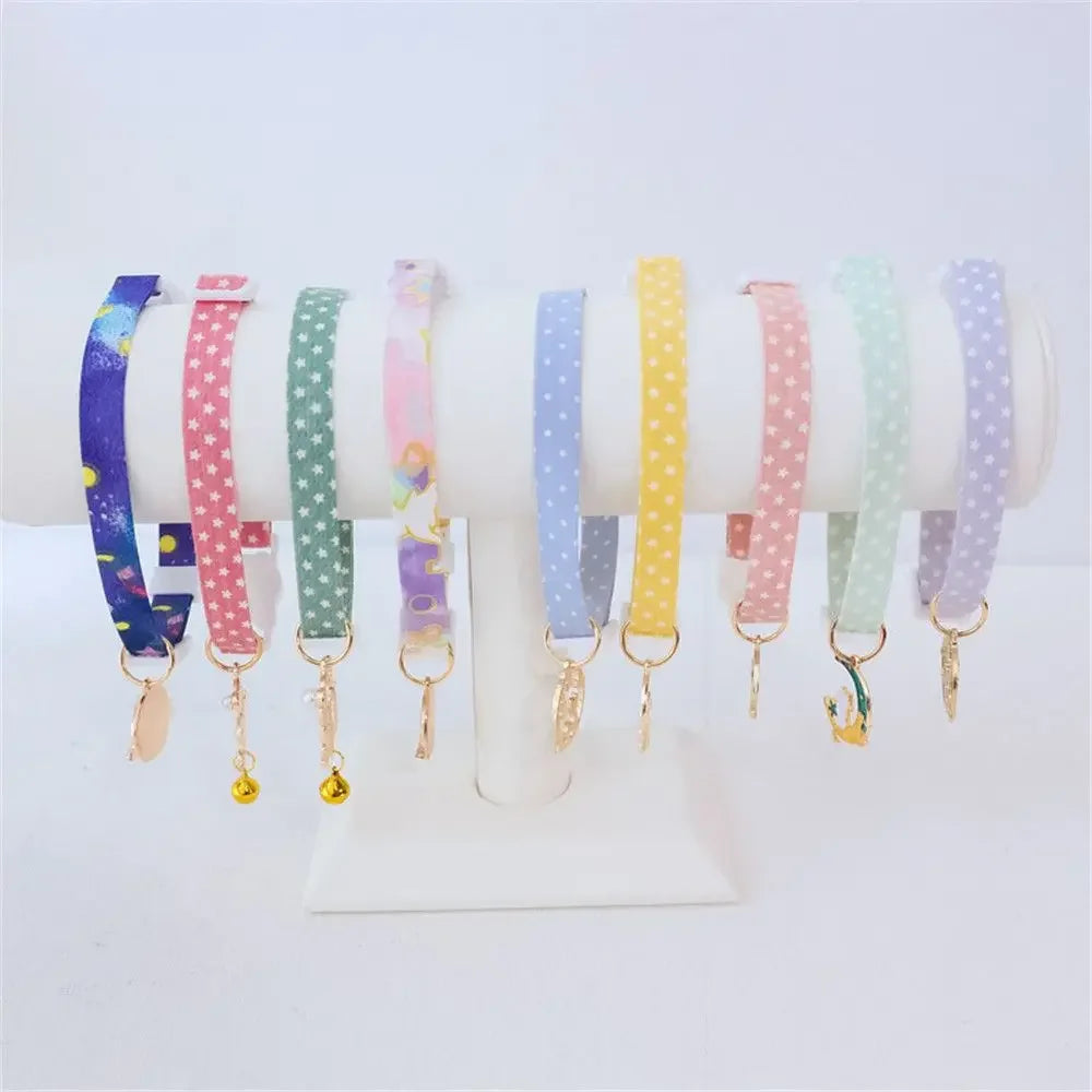 1PC Cute Kitten And Puppy Safety Necklace Breakaway Adjustable Collar