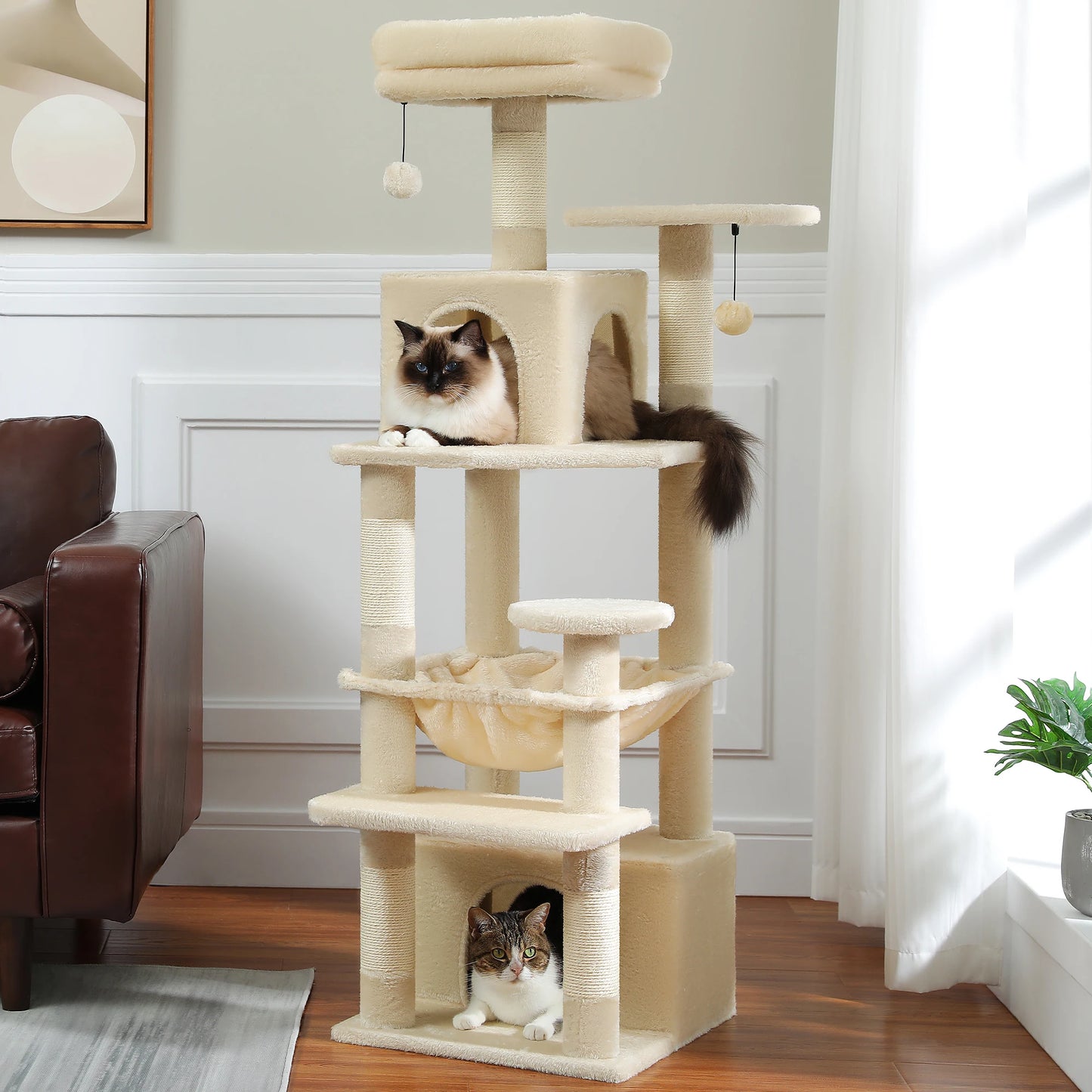 6-levels Safe and Stable Cat Tree