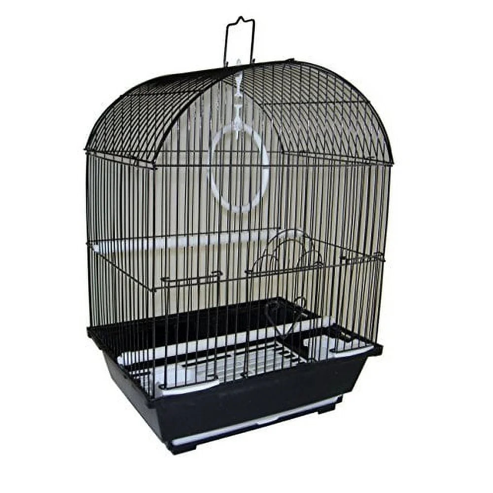 Small Parakeet Cage with Round Top