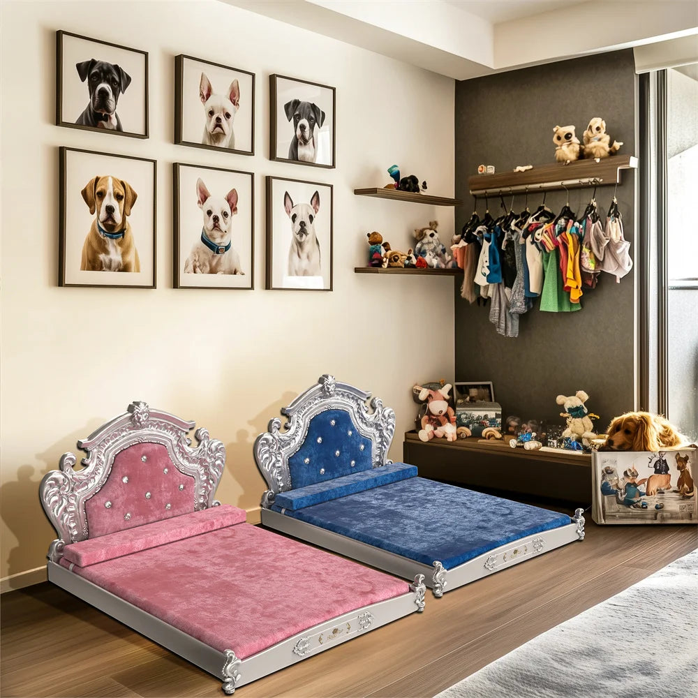 Stunning Large Dog Bed with Headboard